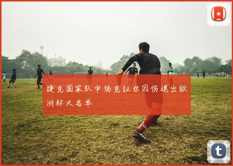 捷克国家队中场克拉尔因伤退出欧洲杯大名单